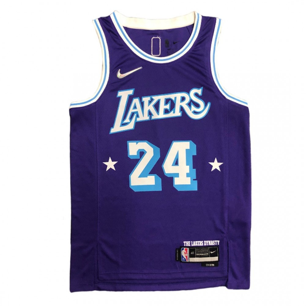 Men's Los Angeles Lakers Kobe Bryant #24 Purple 2021/22 Swingman Jersey - City Edition-Pro Kit Vault | Brand New 26/27 Sports Jerseys
